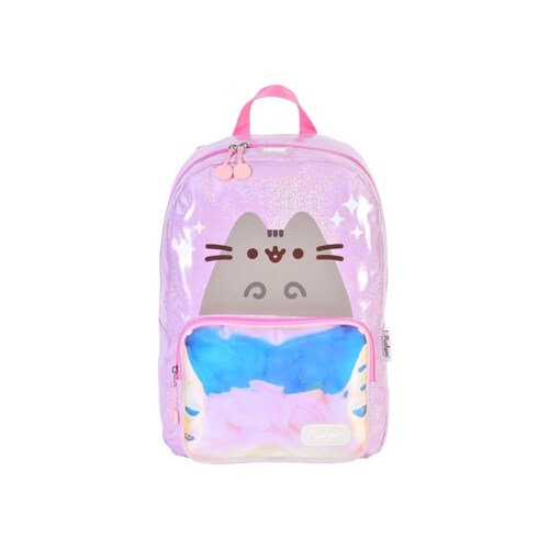 Mochila Gato Pusheen The Cat Color Rosa Brillante Kawaii