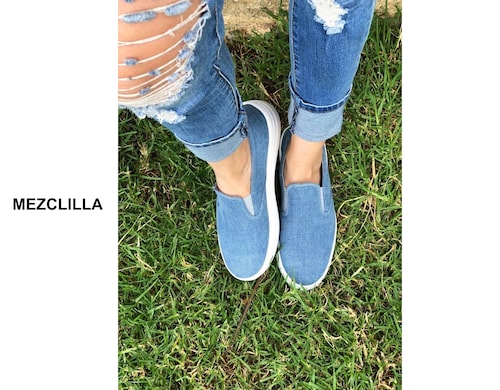 TENIS SLIP ON PARA MUJER MARCA PAVIMX MOD.504 