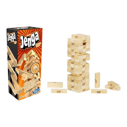 juego de mesa Jenga Clasico marca Hasbro Gaming A2120