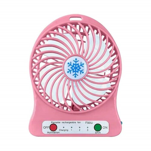 Ventilador Mini Portátil de Escritorio 3 Velocidades.