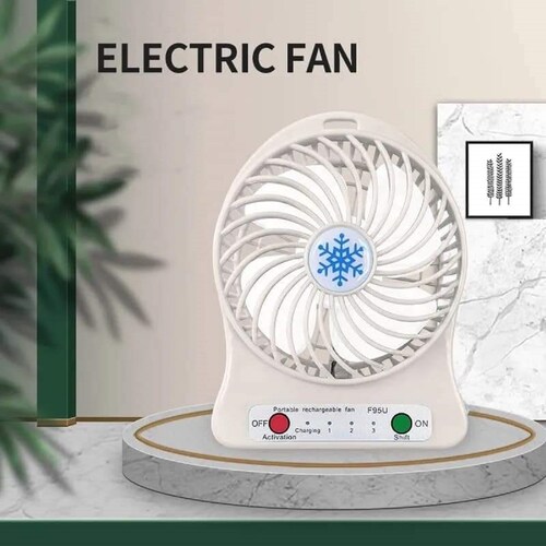 Ventilador Mini Portátil de Escritorio 3 Velocidades.