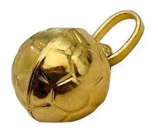 Kit Cadena Con Dije Balón Futbol Oro 14 K+ Obsequio