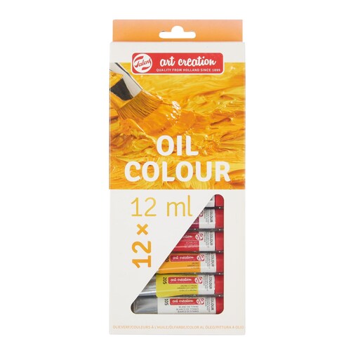 Set De Pinturas Oleo Art Creation 12 Colores 12ml C/u