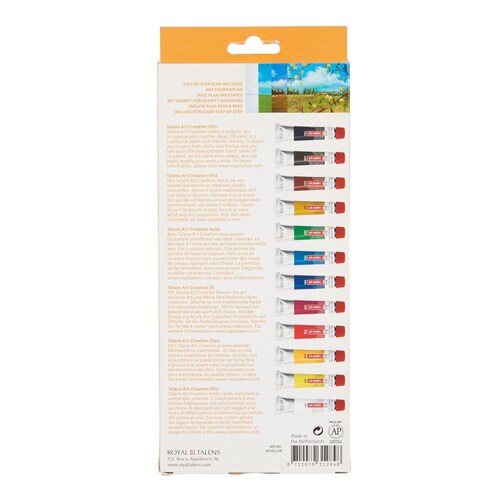 Set De Pinturas Oleo Art Creation 12 Colores 12ml C/u