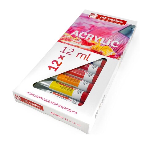 Set De Pinturas Acrilica Art Creation 12 Colores 12ml C/u