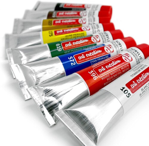 Set De Pinturas Acrilica Art Creation 12 Colores 12ml C/u