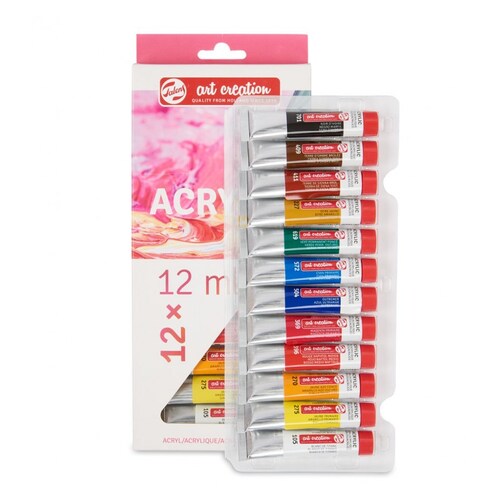 Set De Pinturas Acrilica Art Creation 12 Colores 12ml C/u