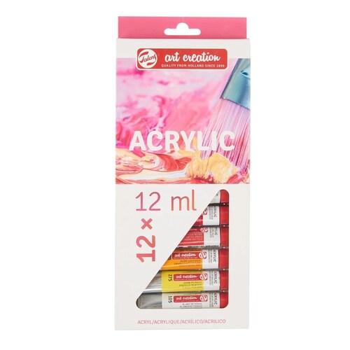 Set De Pinturas Acrilica Art Creation 12 Colores 12ml C/u