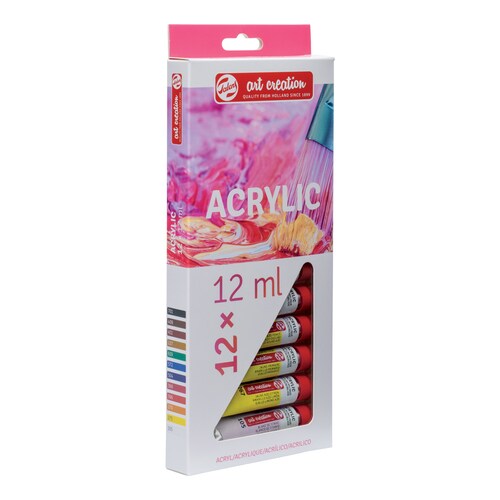 Set De Pinturas Acrilica Art Creation 12 Colores 12ml C/u