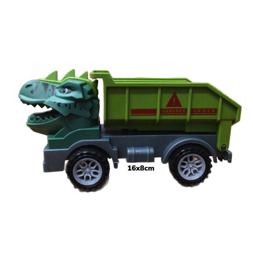 3 Carros Dinosaurio Camión Carga Construcción Juguetes