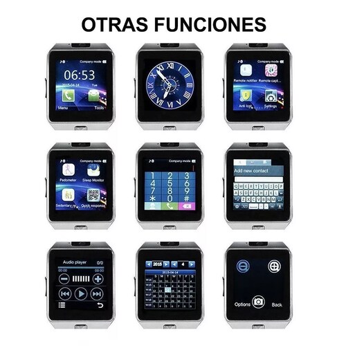 Smart Watch Dz09 Solo Tiene Bluetooth Reloj Inteligente Barato Dorado.