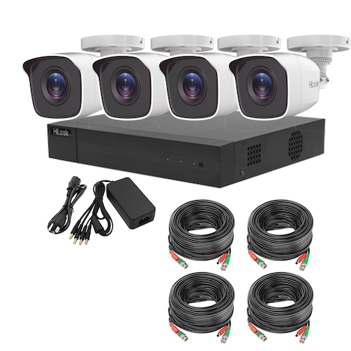 Kit de cámaras de vigilancia para comercios Full HD