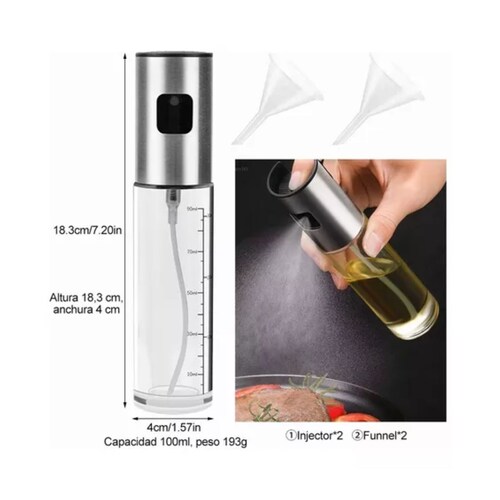 DISPENSADOR DE ACEITE DE BOTELLA DISPENSADOR DE COCINA 2 PCS