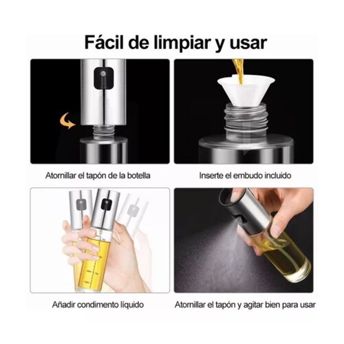 DISPENSADOR DE ACEITE DE BOTELLA DISPENSADOR DE COCINA 2 PCS
