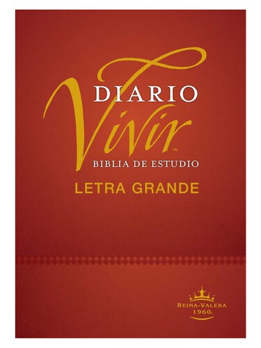 Biblia Rv1960 Estudio Del Diario Vivir Tapa Dura Con Índice Letra Grande