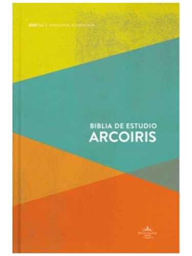 Biblia RV60 De Estudio Arcoíris, Multicolor Tapa Dura Ilustrado
