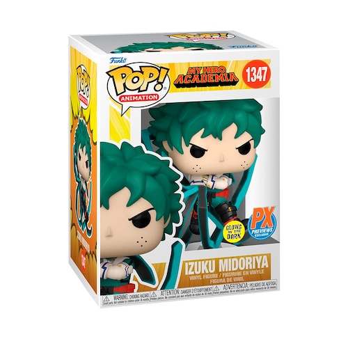 Funko Pop Deku Latigo Negro #1347 Glow PX My Hero Academia Anime Manga Original