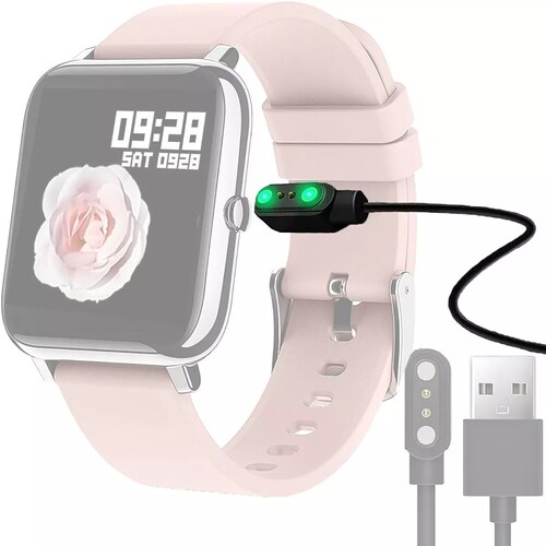 Cable Cargador Dock Usb Compatible Con Smartwatch Smartband.