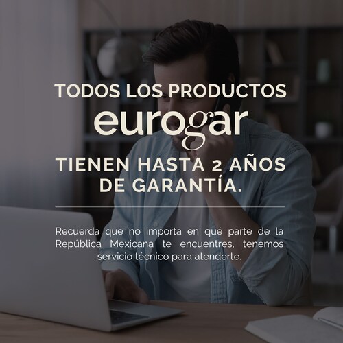 Parrilla A Gas 5 Quemadores Vidrio Templado Eurogar  EU5VT