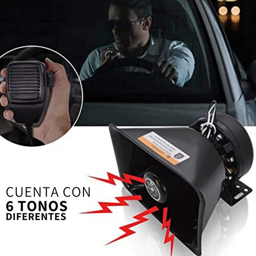 Sirena Profesional Altavoz 100w Pato Escolta Federal F1