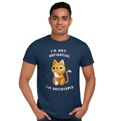 Playera Para Caballero Gato Stupid Meme