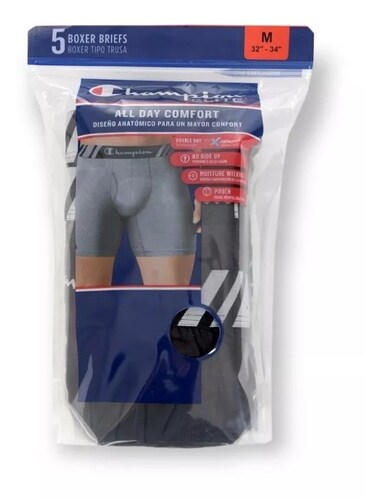 Champion Boxer Elite Ultra Confort Para Caballero 5 Piezas