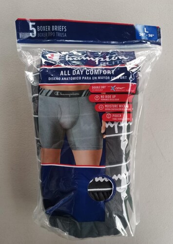 Champion Boxer Elite Ultra Confort Para Caballero 5 Piezas