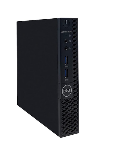 Cpu Dell 3070 Mini- Intel Core i5, 9na gen- 32GB RAM- 1TB SSD- WINDOWS 10 Pro- Equipo Clase A, Reacondicionado.