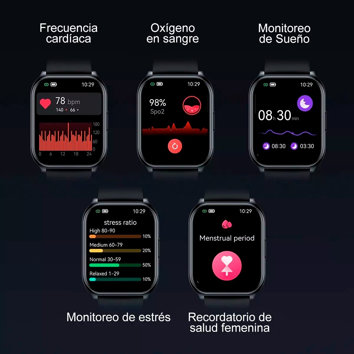 Smartwatch reloj inteligente y audífonos inalámbricos 2 en online 1