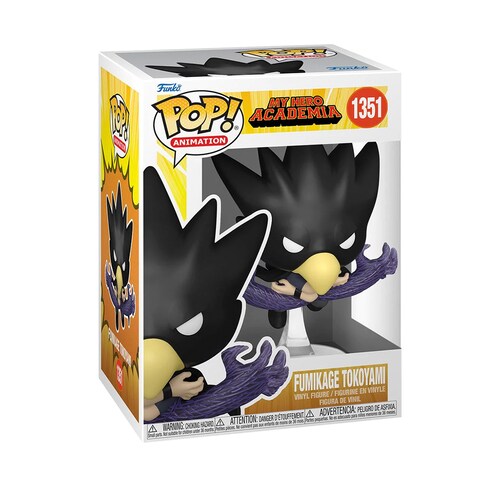 Funko Pop Fumikage Tokoyami #1351 My Hero Academia Anime Manga Figura Original