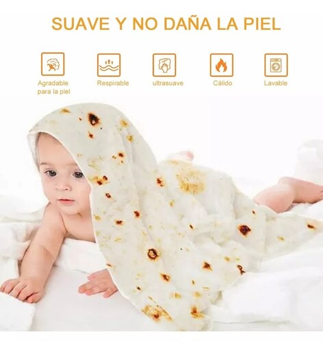 Manta De Tortilla Cobijas De Burrito Cobertor Para Bebe