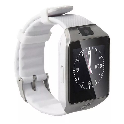 Smart Watch Dz09 Solo Tiene Bluetooth Reloj Inteligente Blanco.