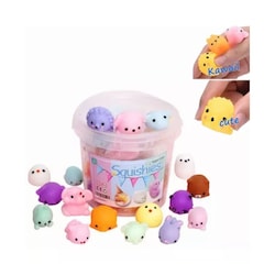 Juguete Escuichi Squishy Barato Kawaii Antiestres Multicolor