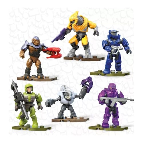 Juguete De Construcción Mega Construx Halo Figura Multicolor