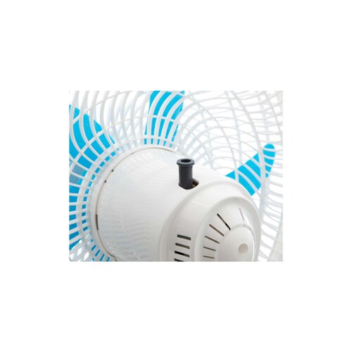 Taurus Austros, Ventilador de Pedestal, 3 velocidades, silencioso, aspas azules.