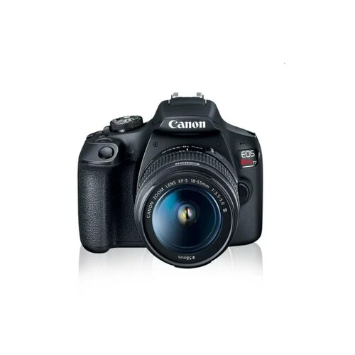 Camara Canon Eos T7 con lente 18-55 memoria sd 16gb 
