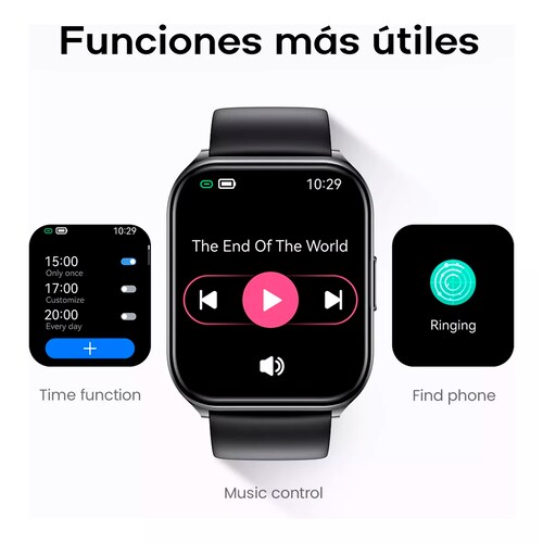  Smartwatch Haylou Smart Watch 2 1.69",  de silicona Reloj Inteligente.