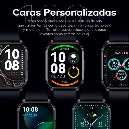  Smartwatch Haylou Smart Watch 2 1.69",  de silicona Reloj Inteligente.