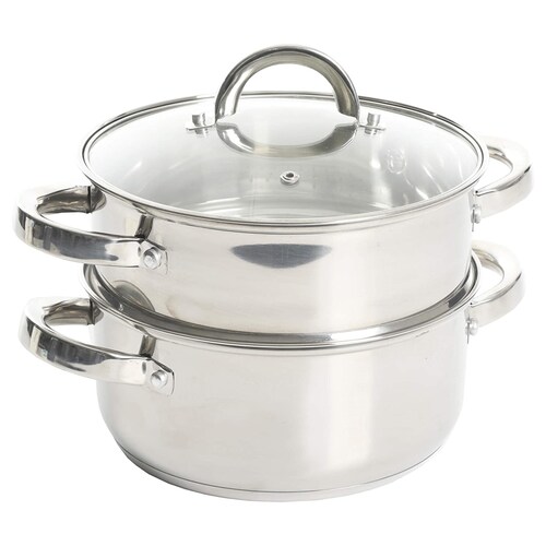 Oster Hali: Olla de Cocción al Vapor de Acero Inoxidable con Tapa para Estufa 2.83 L - La Versatilidad y Calidad que Necesitas en tu Cocina