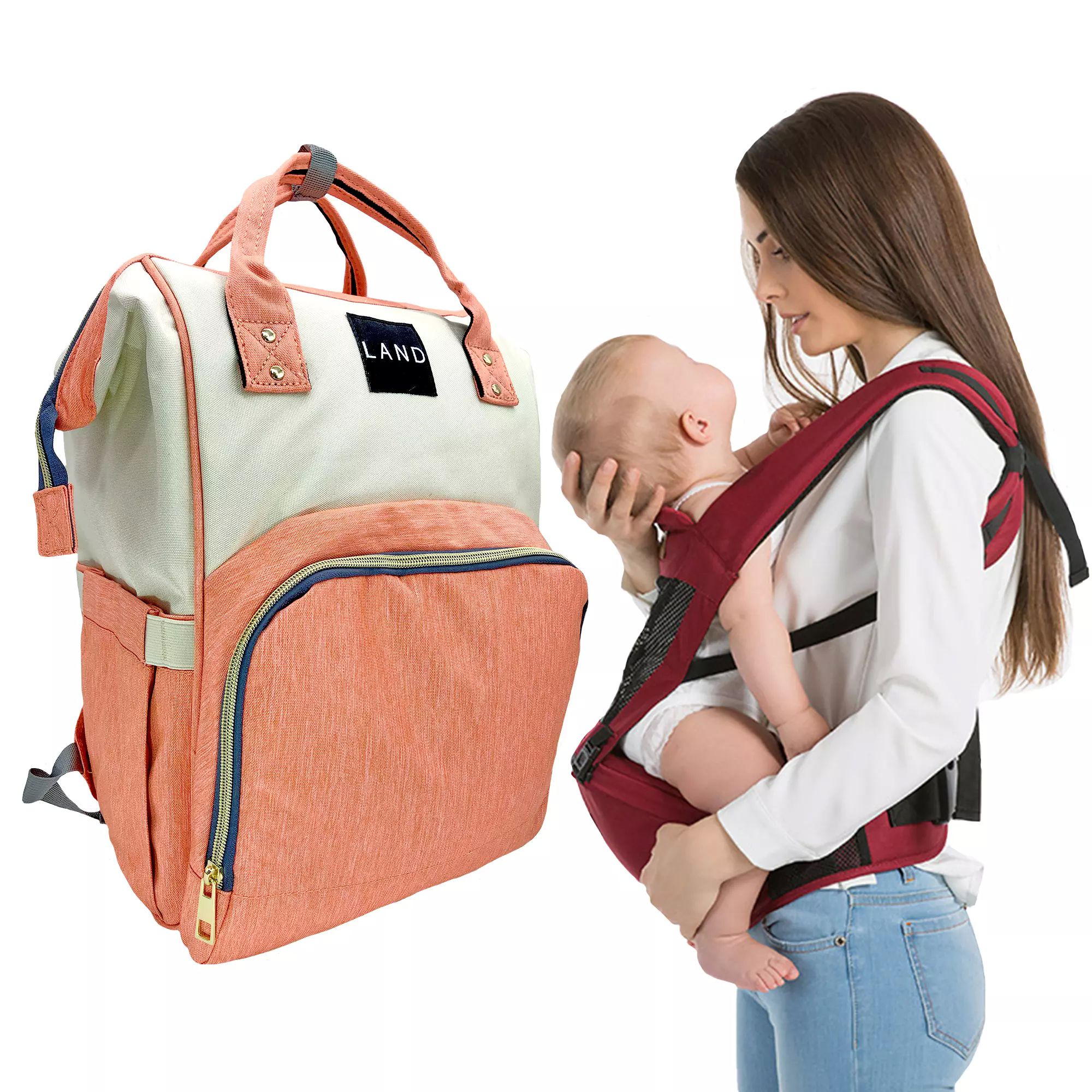 Mochila pa alera canguro ecobaby original