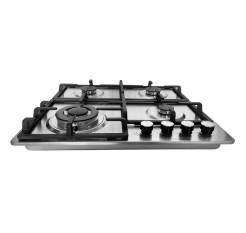 Parrilla Empotrable de Gas Hisense HGH642SS Acero 4 Quemadores