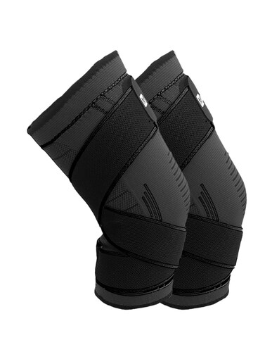 Rodillera Deportiva De Compresion Con Cintas Maxfit Hx936