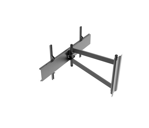 Soporte Para Tv Abatible Galaxy Fit Aries 46 A 90 Pulgadas