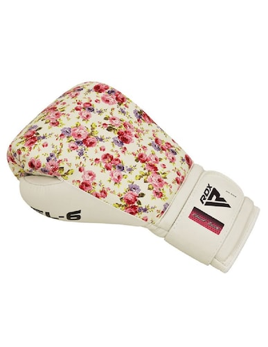 Guantes Box Rdx Floreados Para Mujer Sparring Entrenamiento.