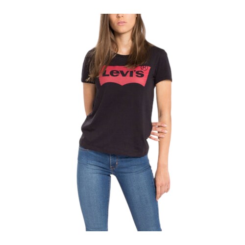 Playera básica Negro para dama Levis