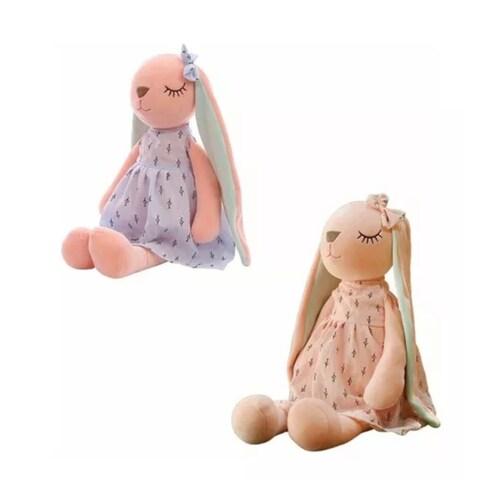 Peluche De Rosa Juguete Conejo De Regalo 35cm