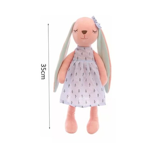 Peluche De Rosa Juguete Conejo De Regalo 35cm