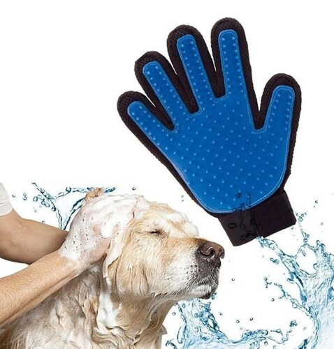 Guante Para Mascotas Perros y Gatos - No Más Pelos! Quita Los Pelos Más Fácil - Original Bluetouch
