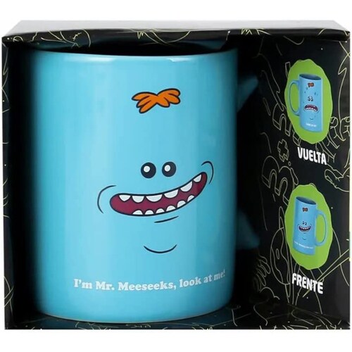 Taza Geek Industry Rick Y Morty, Mr. Meeseeks Mírame 330ml