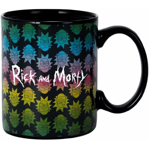 Taza Mágica Geek Industry Rick Y Morty, Rick Collage 330ml